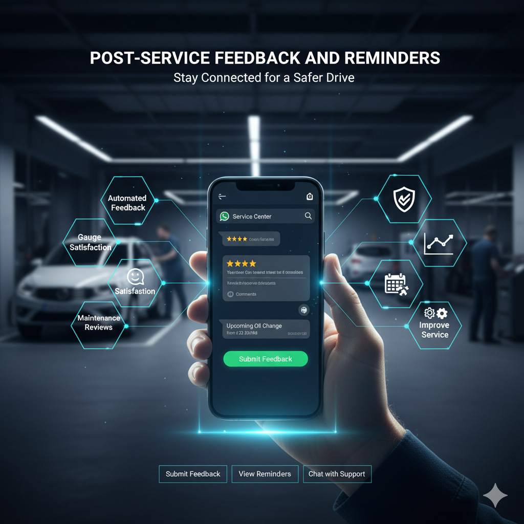 Post-Service Feedback and Reminders